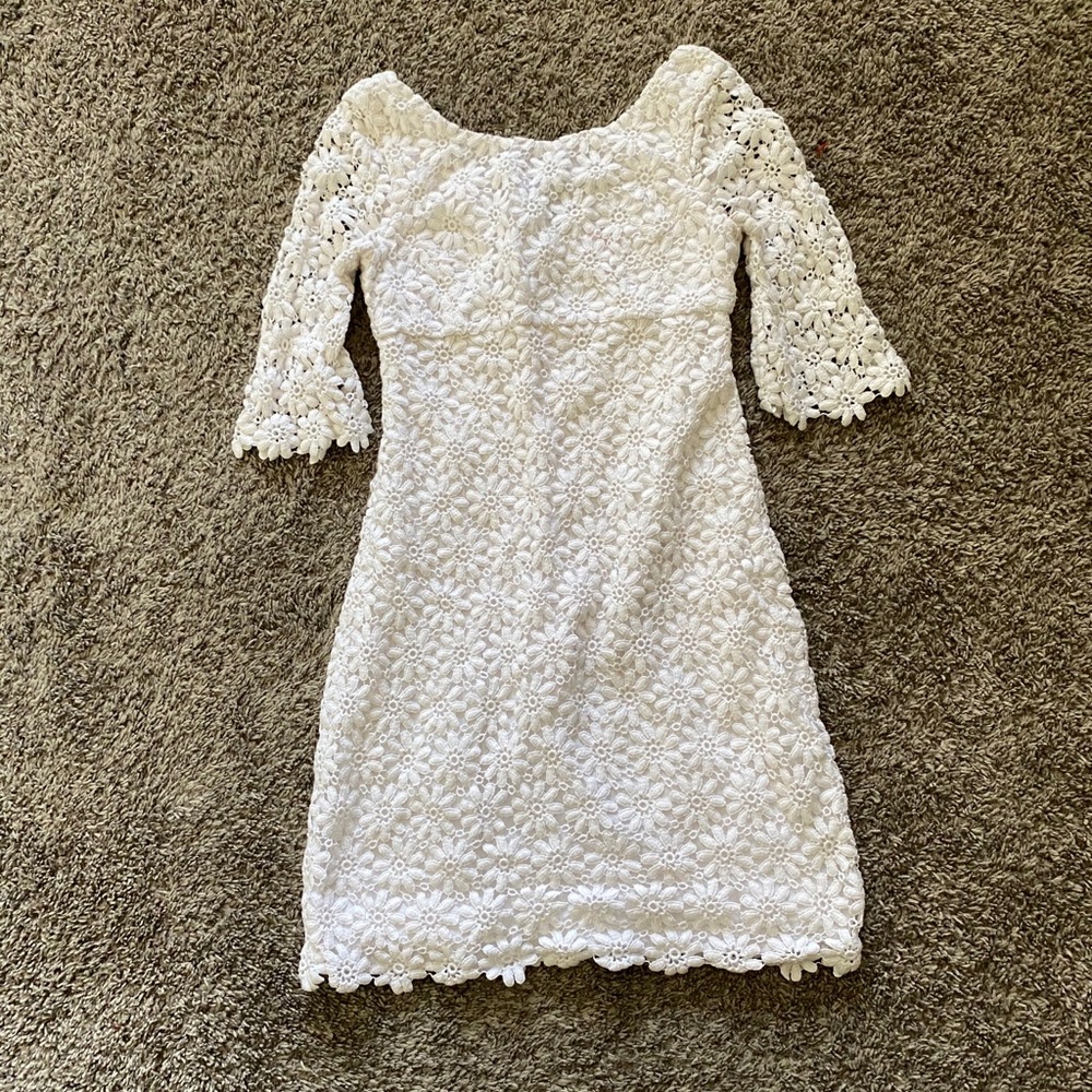 Lilly Pulitzer Lace Mini Dress Open Back